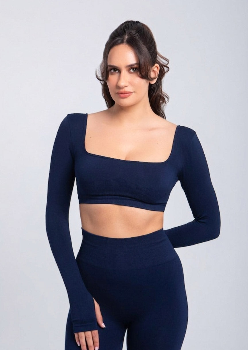 Second Skin | Sculpt Push-Up Long Sleeve Bra