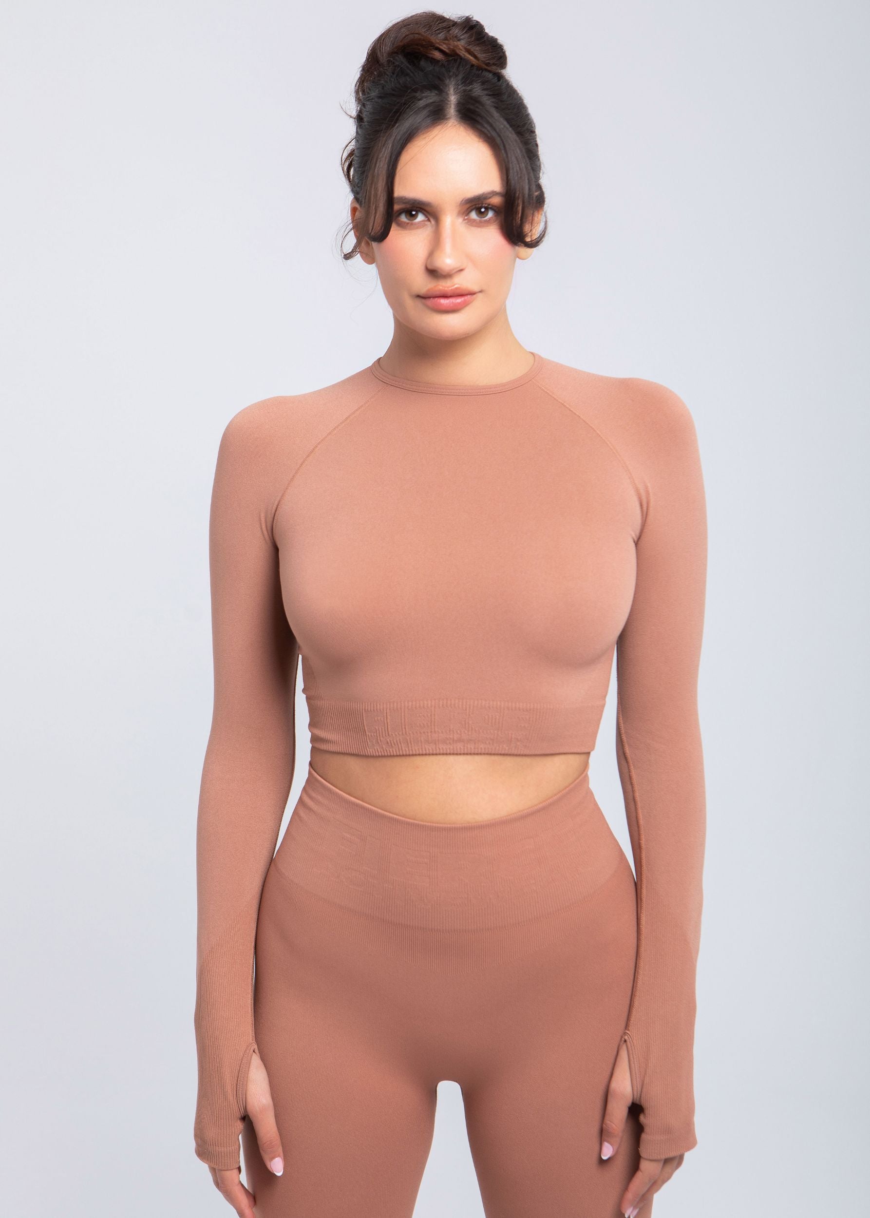 Second Skin | Long Sleeve Sculpting Crop Top