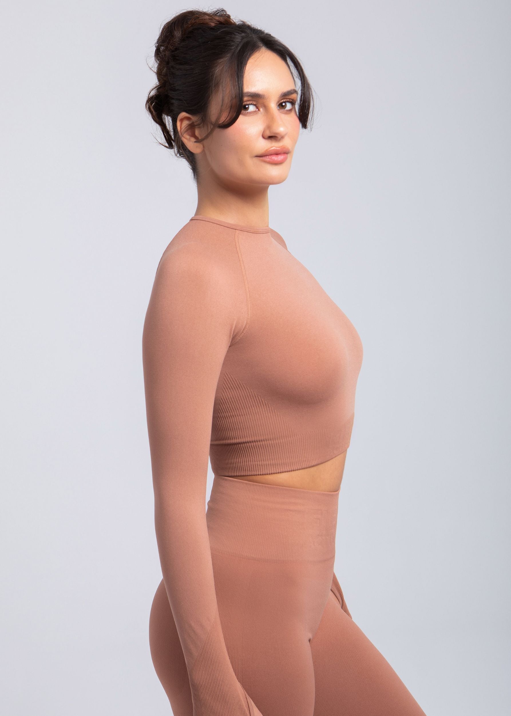 Second Skin | Long Sleeve Sculpting Crop Top