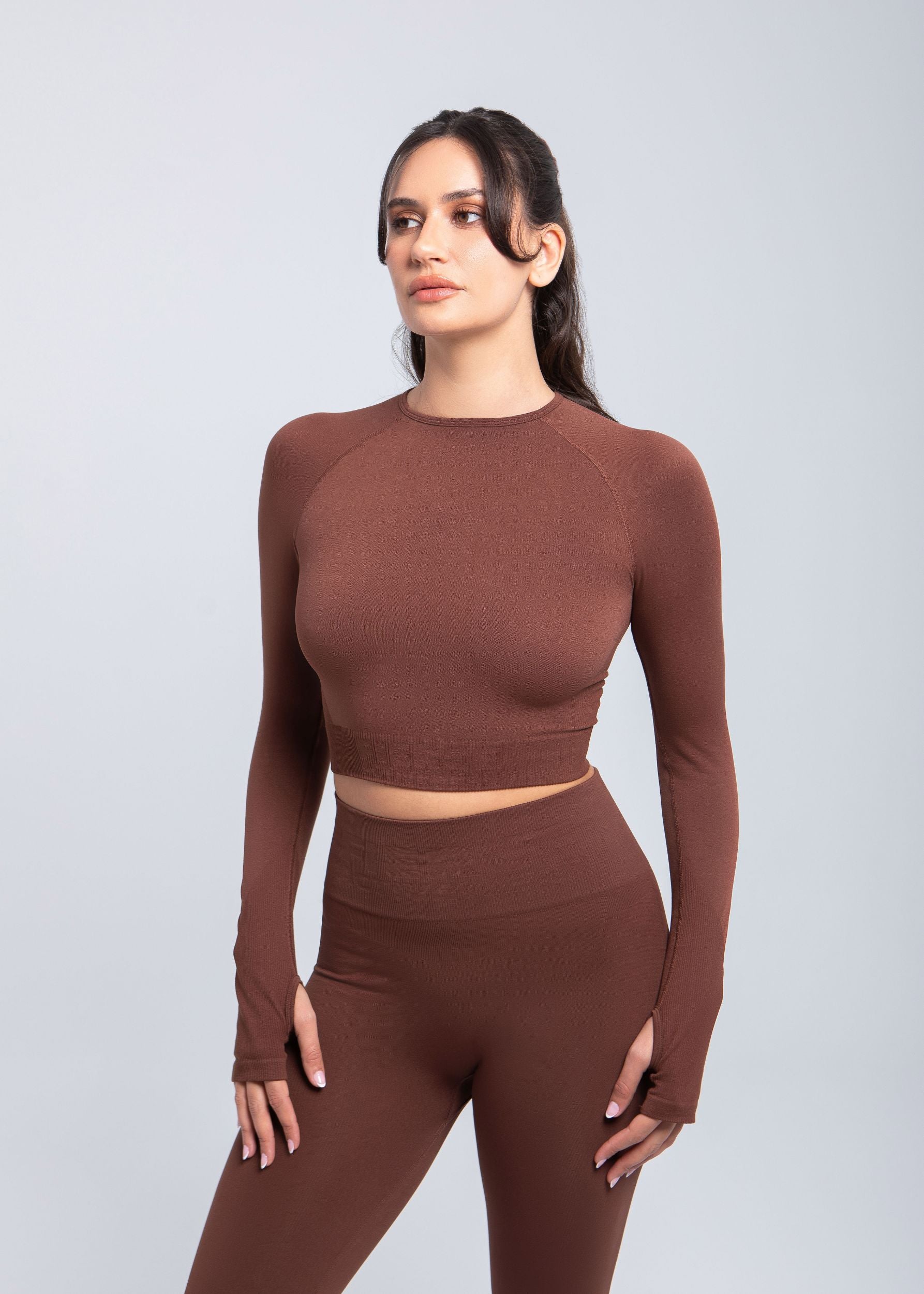 Second Skin | Long Sleeve Sculpting Crop Top