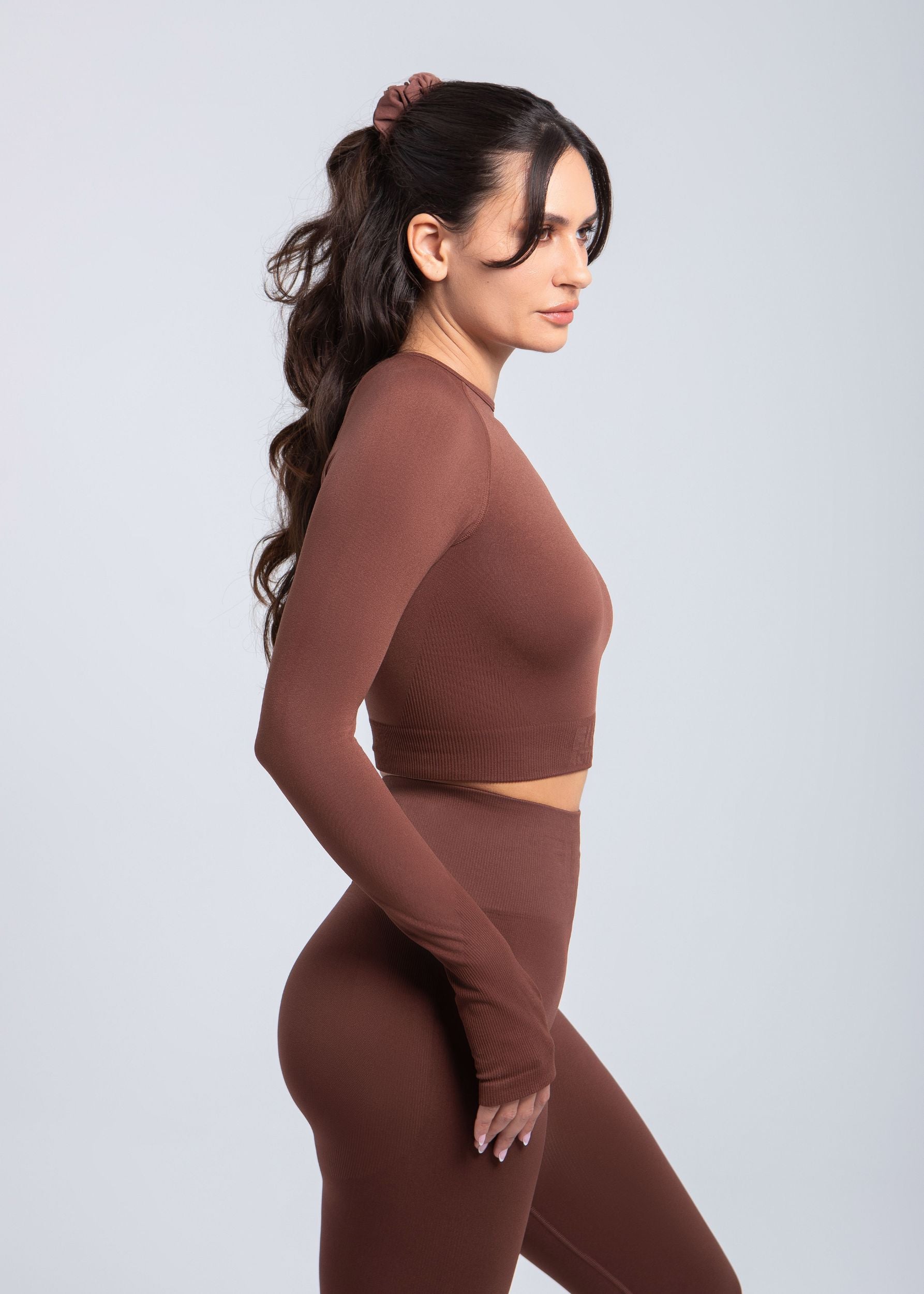 Second Skin | Long Sleeve Sculpting Crop Top