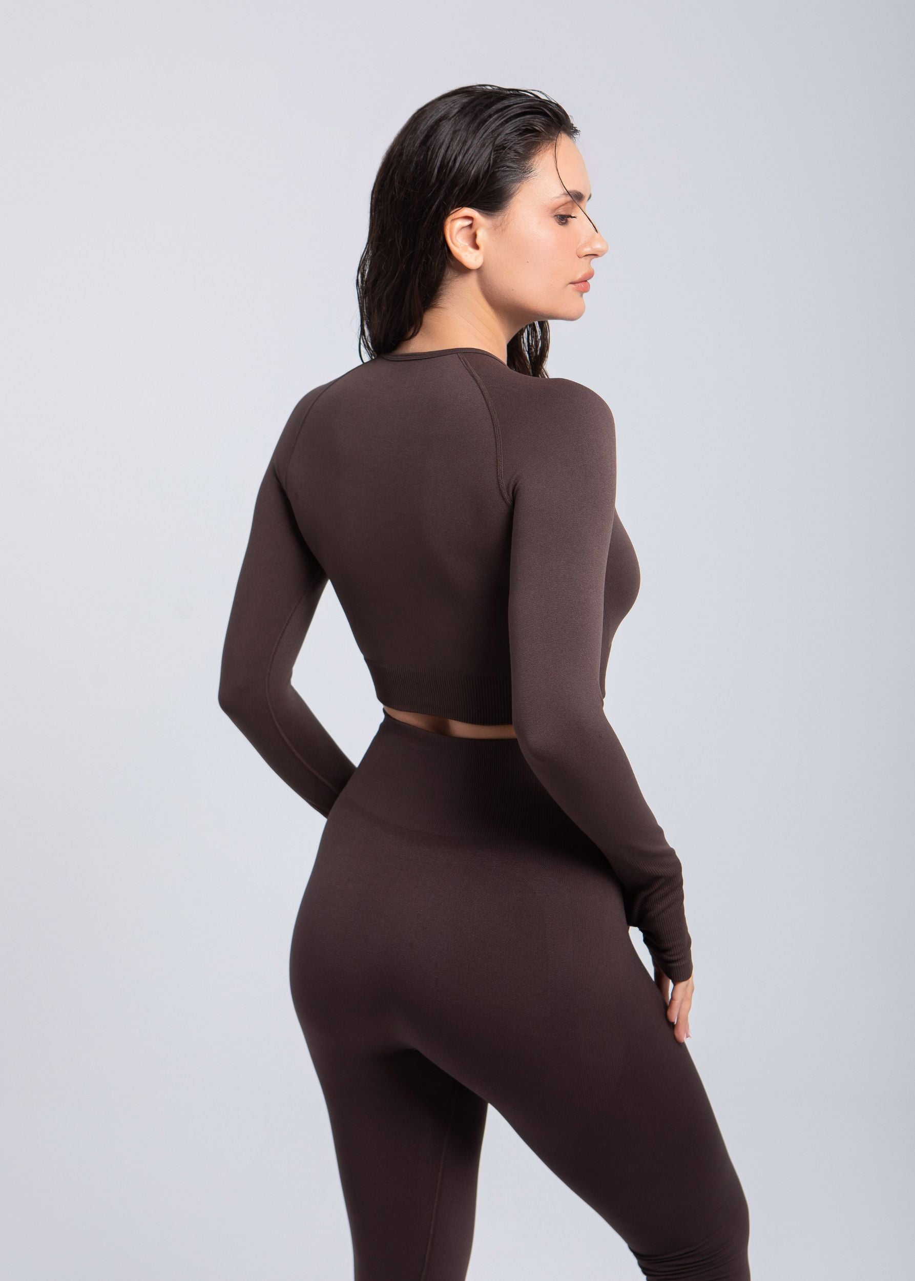 Second Skin | Long Sleeve Sculpting Crop Top